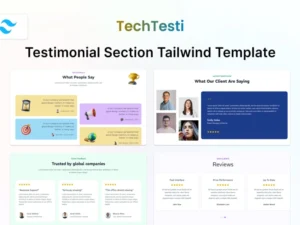 techtesti-testimonial-section-tailwind-template-2