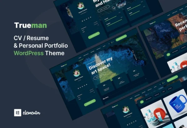 trueman-personal-portfolio-resume-wordpress