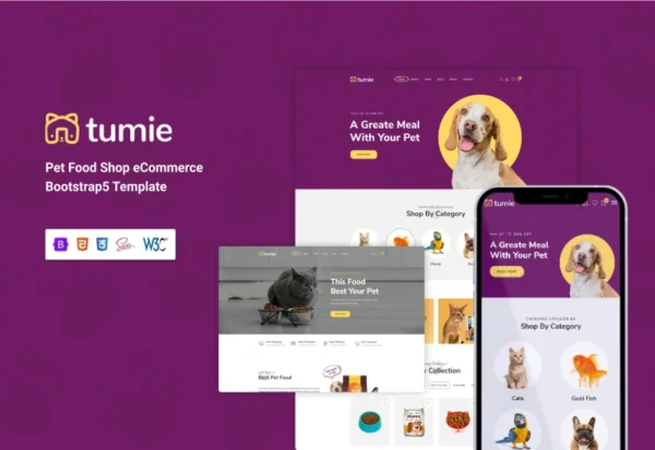 tuime-animal-food-website-template