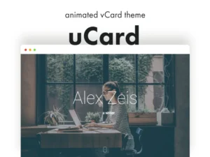 ucard-animated-vcard-wordpress-theme