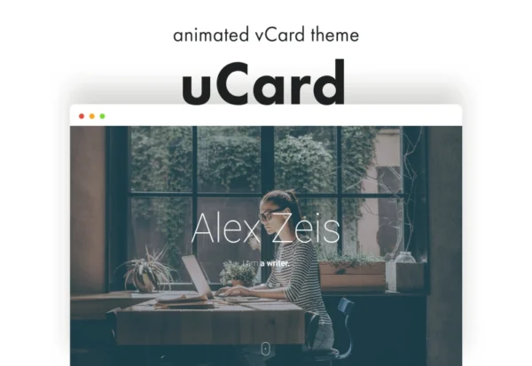 ucard-animated-vcard-wordpress-theme