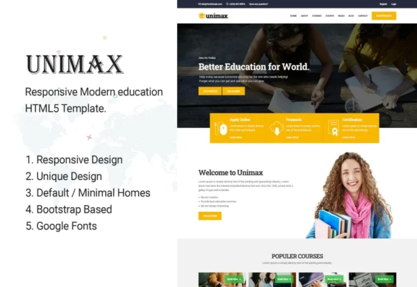 unimax-education-html-template