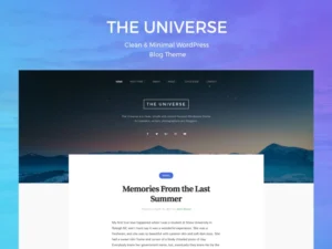 universe-clean-minimal-wordpress-blog-theme