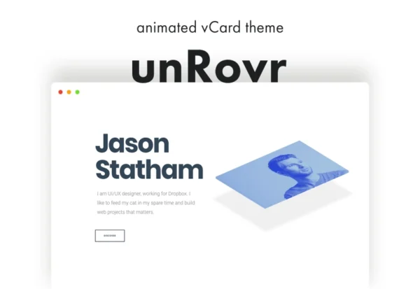 unrovr-animated-vcard-resume-wordpress-theme