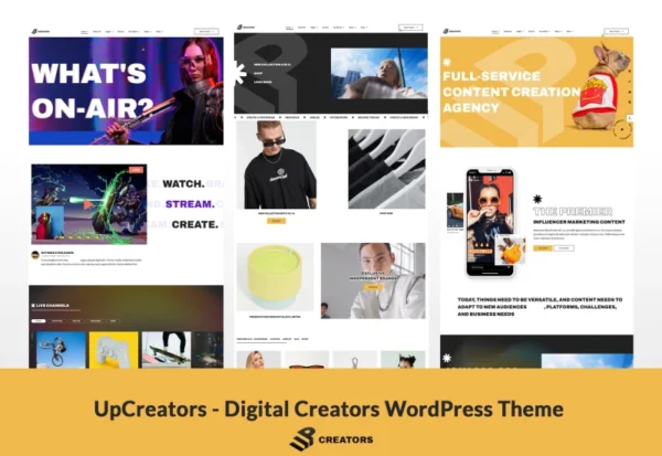 upcreators-digital-creators-wordpress-theme