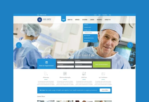 we-care-premium-medical-html-template