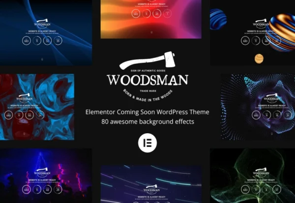 woodsman-elementor-coming-soon-wordpress-theme