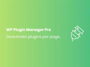 wp-plugin-manager-pro-deactivate-plugin-per-page