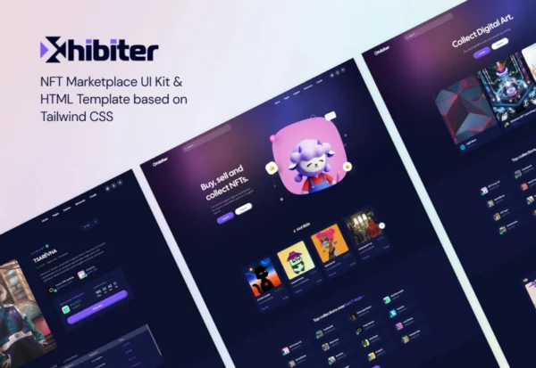 xhibiter-nft-marketplace-html-template