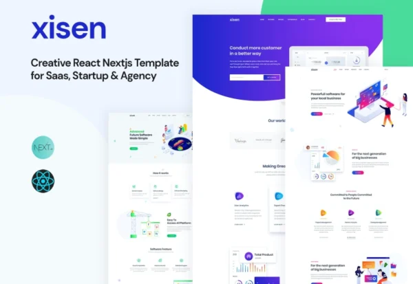 xisen-creative-react-nextjs-template-for-saas-2