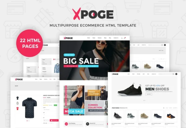 xpoge-multipurpose-ecommerce-html-template