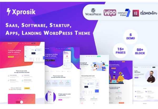 xprosik-saas-software-app-landing-page-template